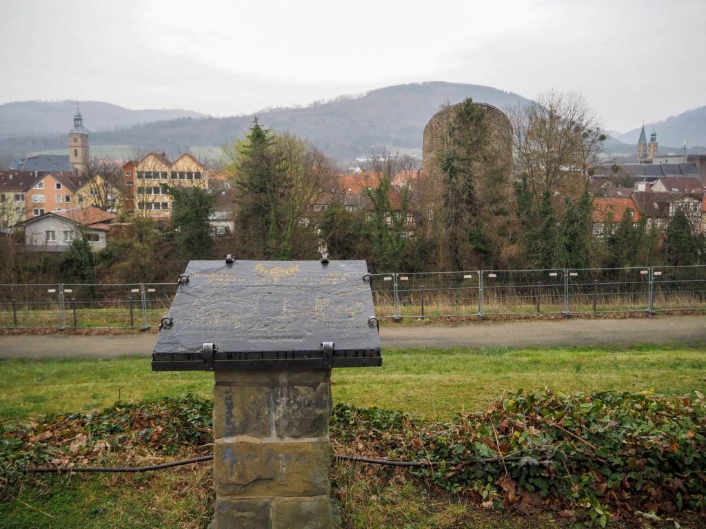 Blick auf Goslar Harzer Klosterwanderweg