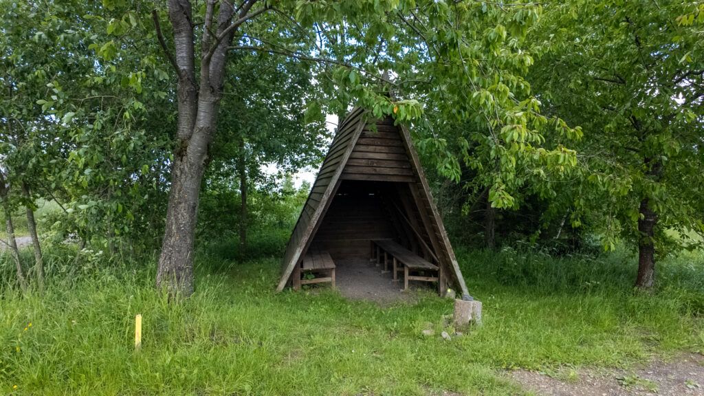 Schutzhütte im Harz