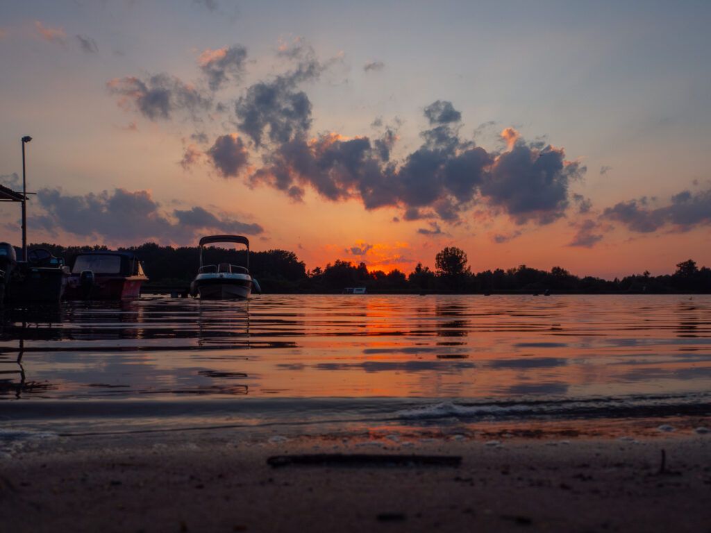 Sonnenuntergang am Mueritzarm